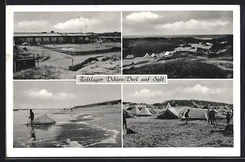 AK Dikjen-Deel /Sylt, Zeltlager, Strandpartie