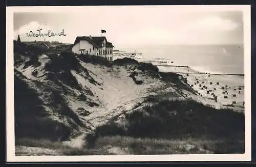 AK Wenningstedt /Sylt, Partie am Steilufer