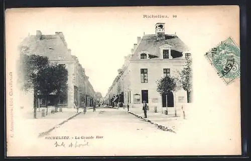 AK Richelieu, La Grande Rue, Strassenpartie