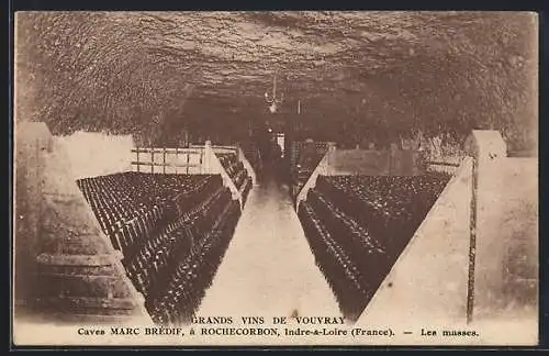 AK Rochecorbon /I.-et-L., Caves Marc Brédif, Les masses