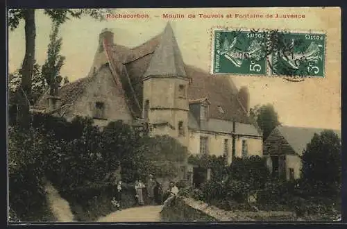 AK Rochecorbon /I.-et-L., Moulin des Touvois et Fontaine de Jouvence