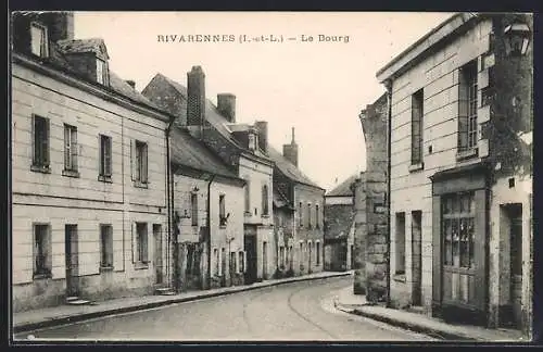 AK Rivarennes /I.-et-L., Le Bourg