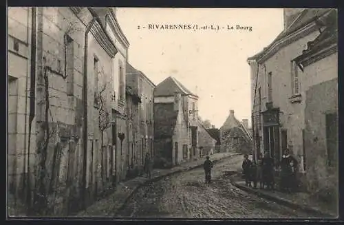 AK Rivarennes /I.-et-L., Le Bourg