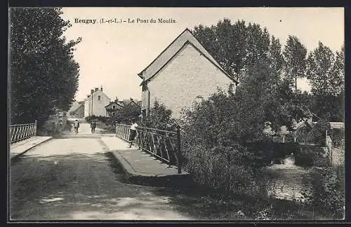 AK Reugny /I.-et-L., Le Pont du Moulin