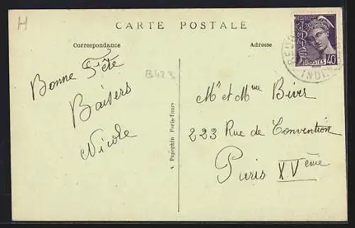 AK Reugny /I.-et-L., La Poste