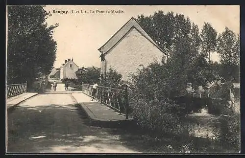 AK Reugny /I.-et-L., Le Pont du Moulin