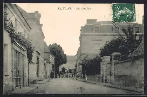 AK Restigné /I.-et-L., Rue Centrale