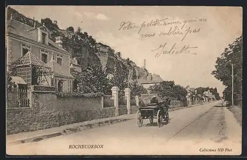 AK Rochecorbon /I.-et-L., Une rue