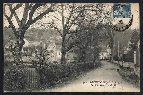 AK Rochecorbon /I.-et-L., La Rue Neuve