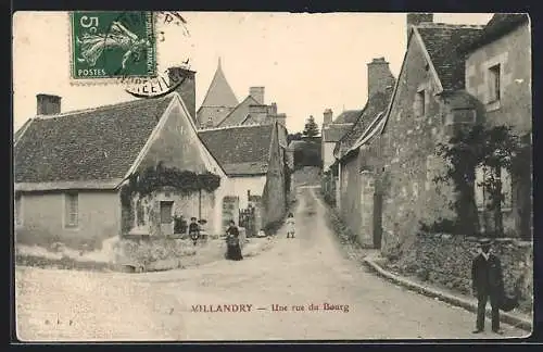 AK Villandry /I.-et-L., Une rue du Bourg