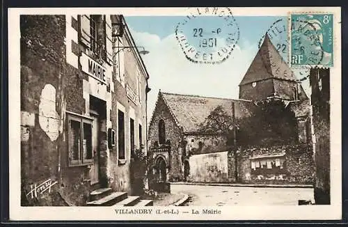 AK Villandry /I.-et-L., La Mairie