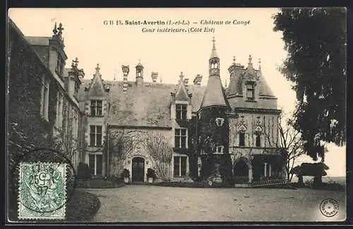 AK St-Avertin /I.-et-L., Chateau de Cangé, Cote Est