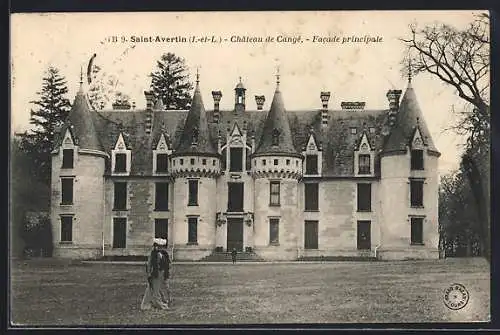 AK St-Avertin /I.-et-L., Chateau de Cangé, Facade principale