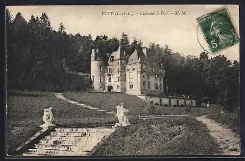 AK Pocé /I.-et-L., Chateau de Pocé