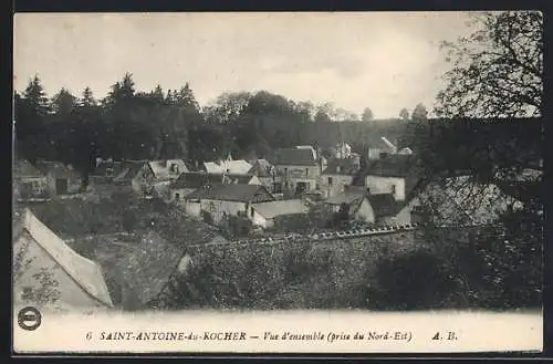 AK St-Antoine-du-Rocher, Vue d`ensemble, prise du Nord-Est