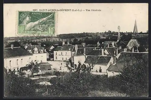 AK Saint-Aubin-le-Dépeint, Vue Generale