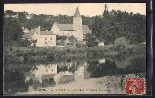 AK St-Germain-sur-Vienne, L`Eglise et le Coteau