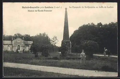 AK Saint-Quentin près Loches, Maison de Garde-Forrestier, La Pyramide de St-Quentin