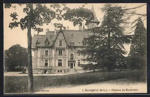 AK Souvigné /I.-et-L., Chateau de Rochedain