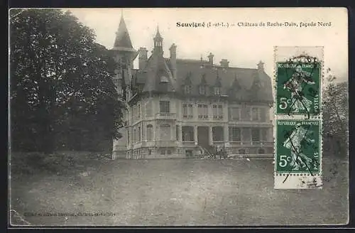 AK Souvigné, Chateau de Roche-Dain, facade BNord