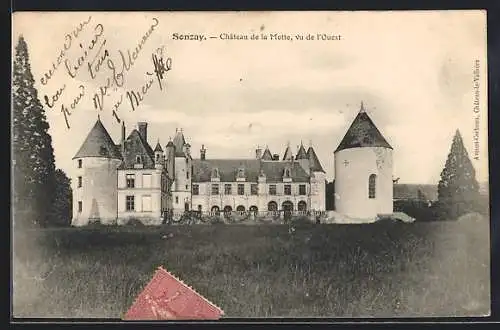 AK Sonzay /I.-et-L., Chateau de la Motte, vu de l`Ouest