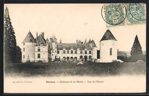 AK Sonzay /I.-et-L., Chateau de la Motte