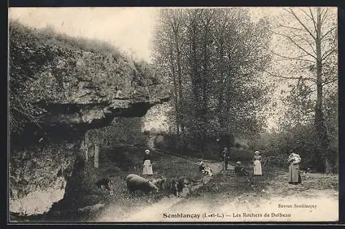 AK Semblancay /I.-et-L., Les Rochers de Dolbeau