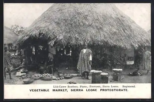 AK Sierra Leone, Protectorate, Vegetable Market