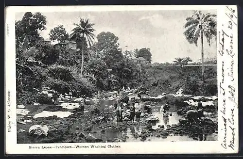 AK Freetown, Women Washing Clothes