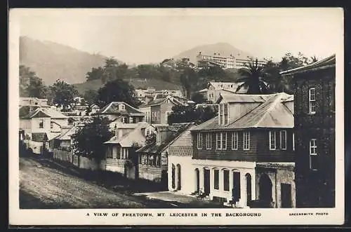 AK Freetown, A View of Freetown, Mt. Leicester in the Background