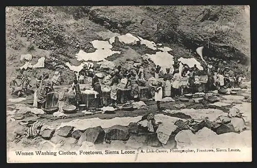 AK Freetown, Women Washing Clothes