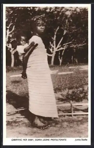 AK Sierra Leone, Sierra Leone Protectorate, Carrying Her Baby