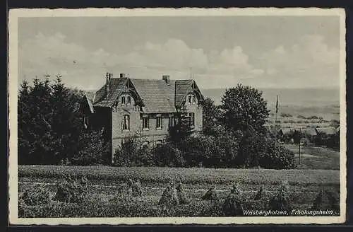 AK Wrisbergholzen, Erholungsheim mit Umgebung, Garben