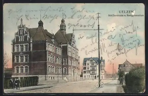 AK Uelzen, Schillerstrasse und Realgymnasium