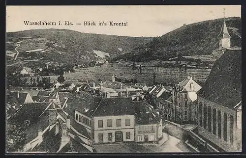 AK Wasselnheim i. Els., Blick ins Krontal