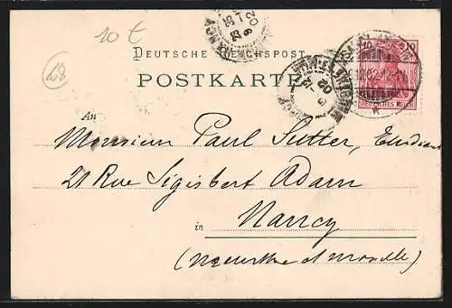 AK Wesserling, Hotel de Wesserling, Ortsansichten