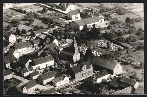 AK Zennern /Fritzlar, Teilansicht vom Flugzeug aus