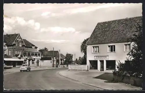 AK Elsen /Paderborn, Hauptstrasse mit Geschäften