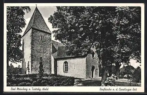 AK Bad Meinberg, /Teutob. Wald, Dorfkirche a. d. Carolinger Zeit