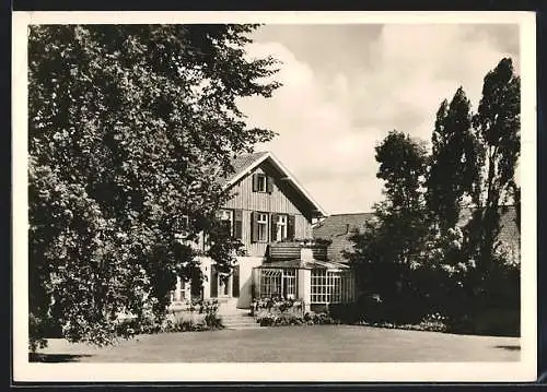 AK Burghaun /Kreis Hünfeld, Hastra-Ferienheim Mahlertshof, Parkseite