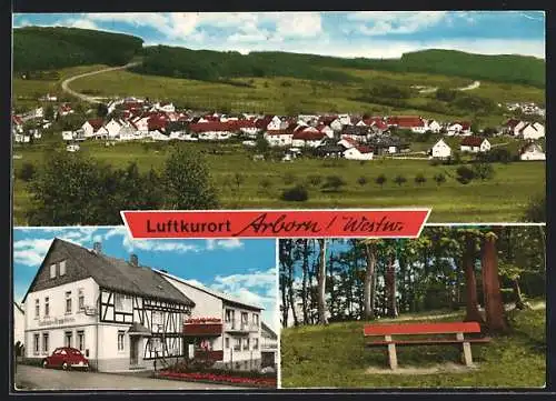 AK Arborn / Westw., Gasthaus und Pension Zur Krone