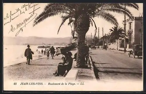 AK Juan-les-Pins, Boulevard de la Plage