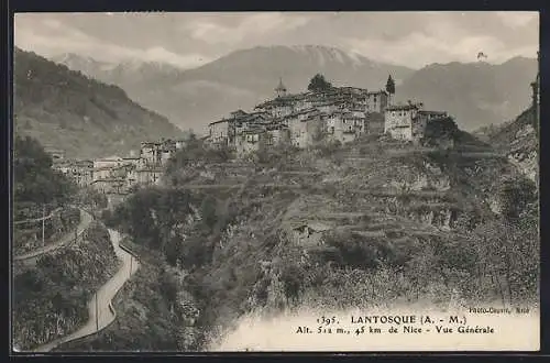 AK Lantosque /A.-M., Vue Générale