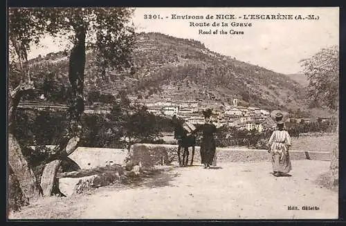 AK L`Escarène /A.-M., Route de la Grave