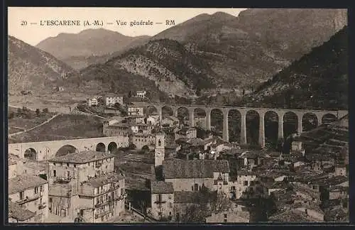 AK L`Escarène /A.-M., Vue générale