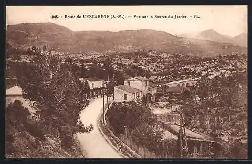 AK L`Escarène /A.-M., Route de l`Escaréne, Vue sur la Source du Jarrier