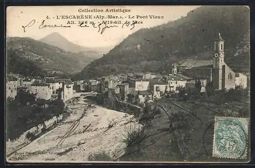 AK L'Escarenne, Le Pont Vieux