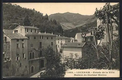 AK Luceram, Entrée de la Ville, Maison du Docteur Moriez