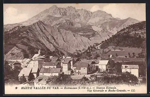 AK Entraunes, vue générale et roche grande