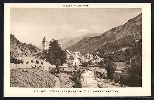 AK Entraunes, Le Village